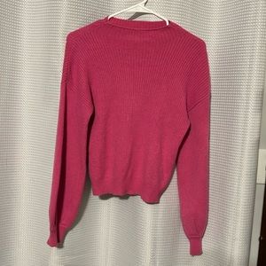 Hippie Rose Pink Extra Small Women’s Crew neck sweater~Valentines Day special